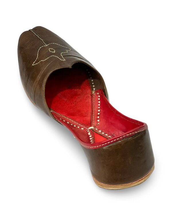 dark brown punjabi jutti