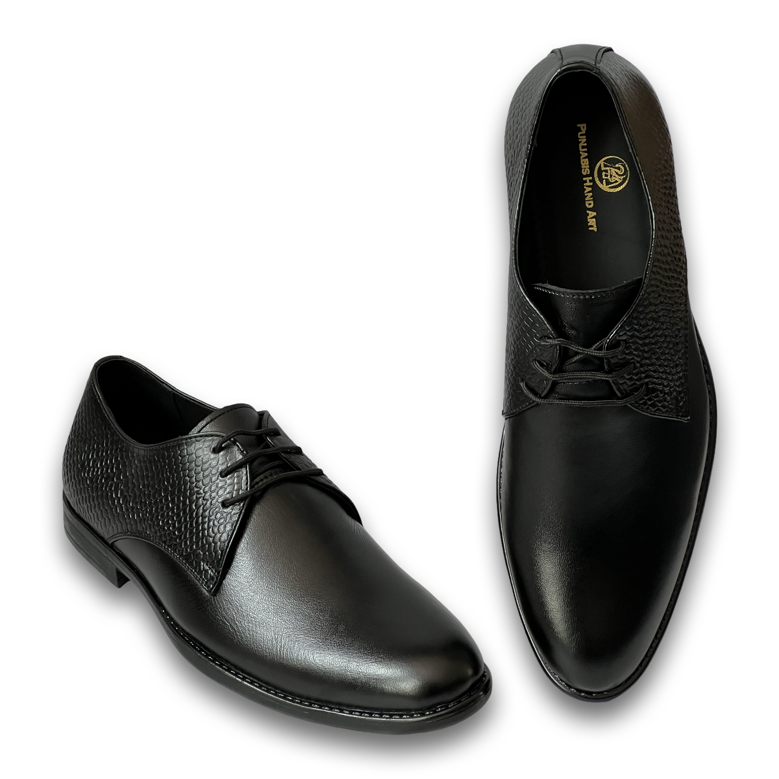 cavaro || pha formal lace up shoes for men | embossed leather | genuine leather shoes