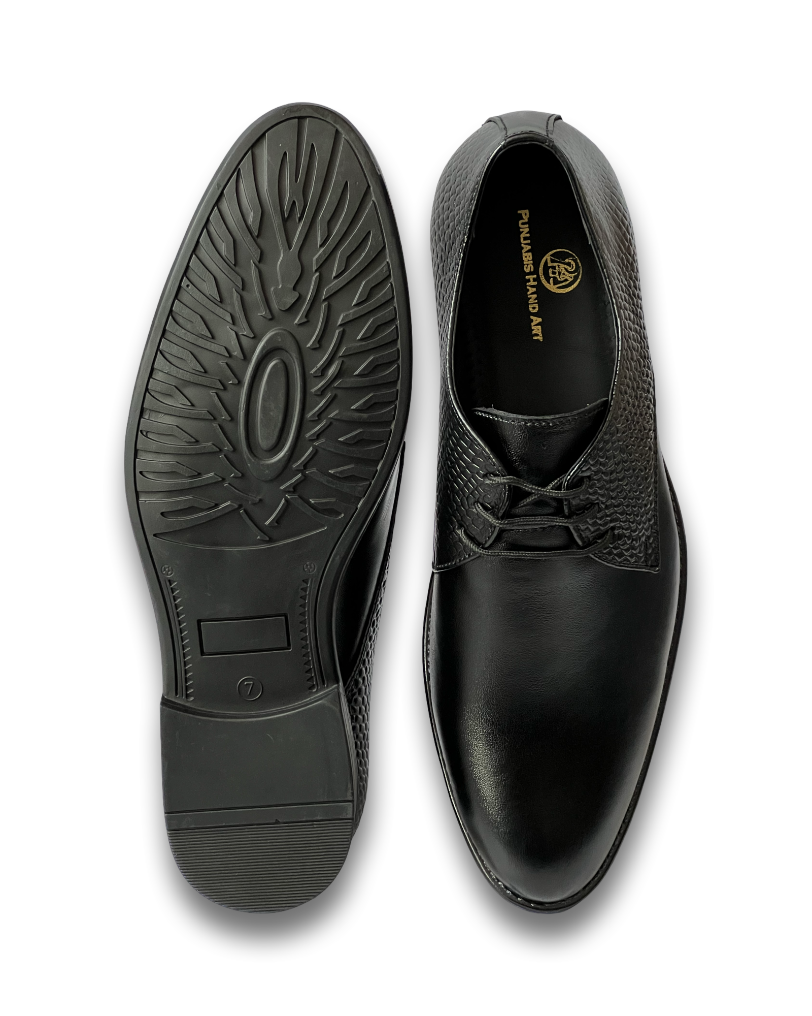 cavaro || pha formal lace up shoes for men | embossed leather | genuine leather shoes