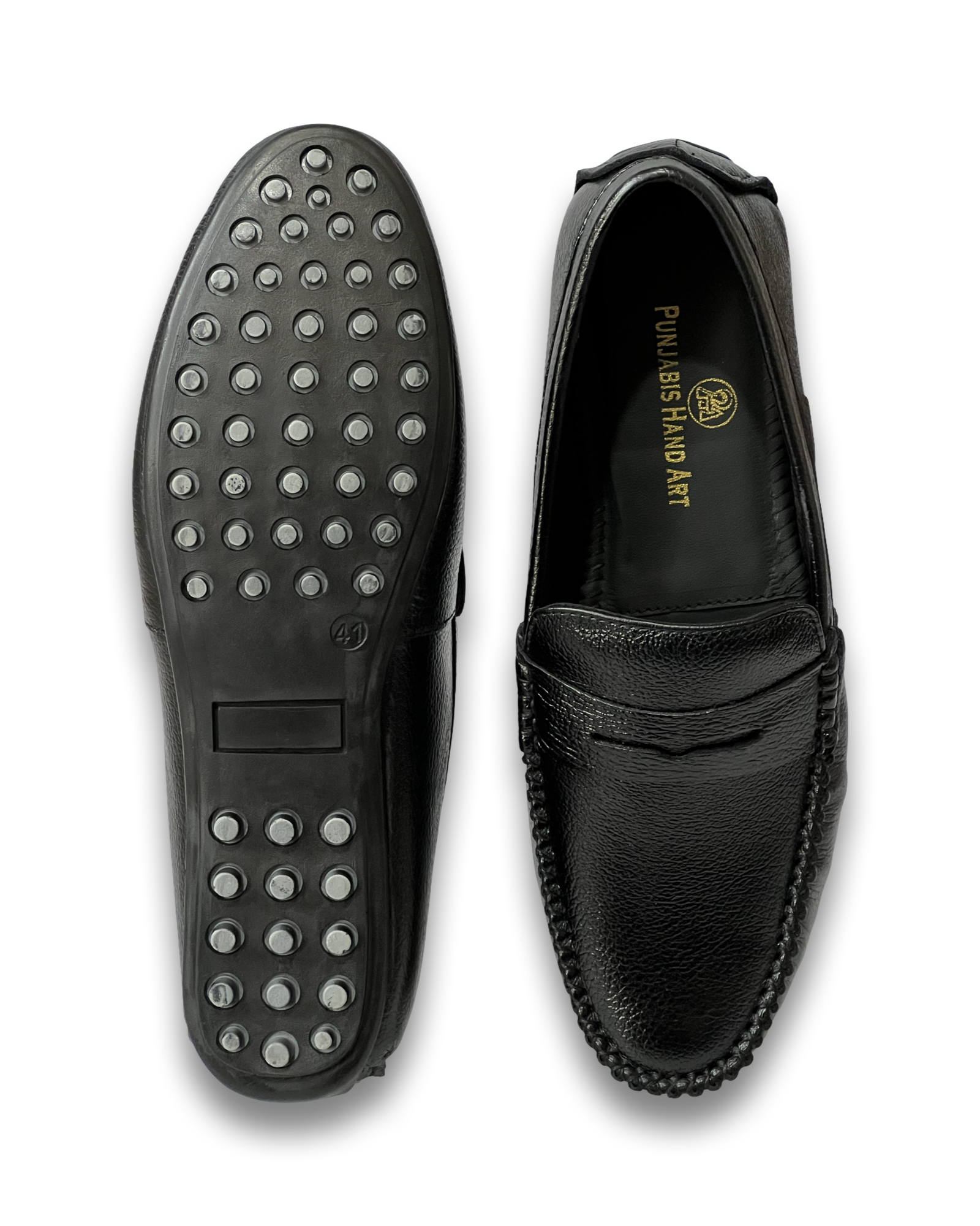 tann craft || pha men pull on driving shoes | genuine leather shoes