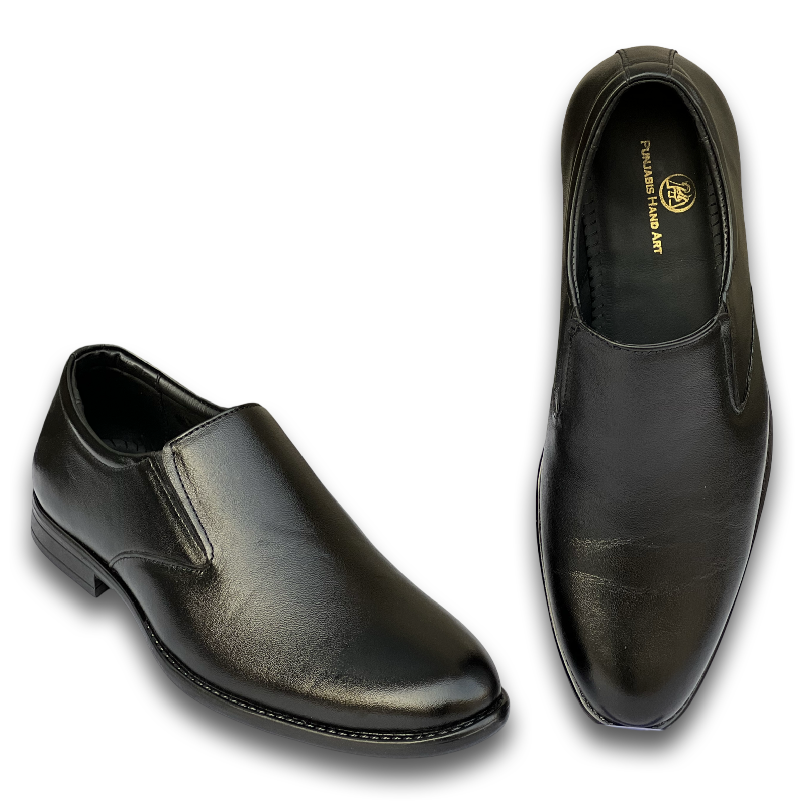 elvado || pha slip on without lace shoes for men | heel support shoes | genuine leather shoes