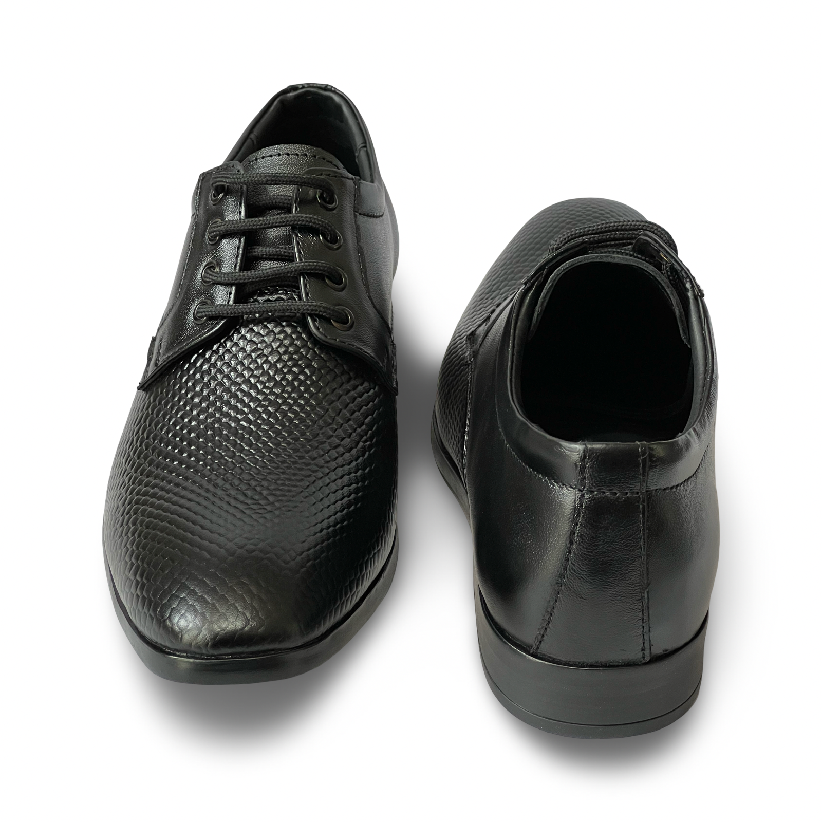 vardavero || pha formal lace up shoes for men | embossed leather | genuine leather shoes