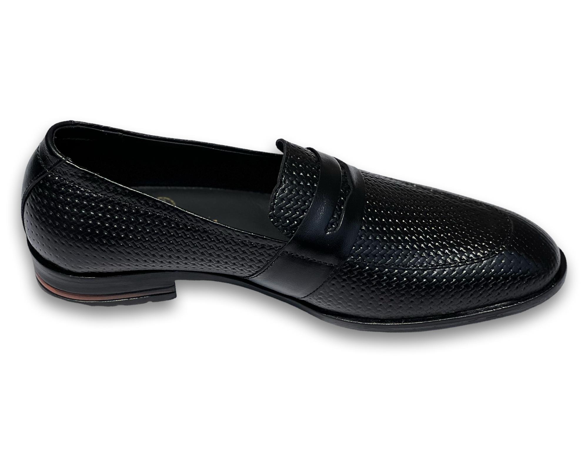 gravura || pha party loafer slip on full embossed leather shoes for men | genuine leather shoes