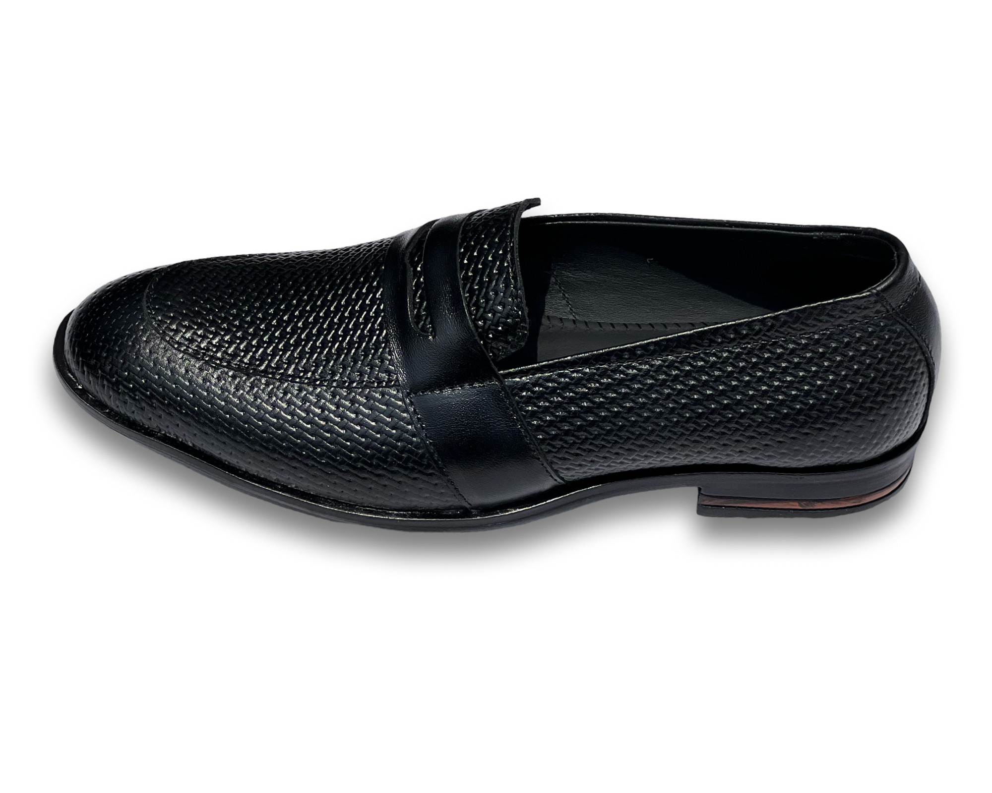 gravura || pha party loafer slip on full embossed leather shoes for men | genuine leather shoes