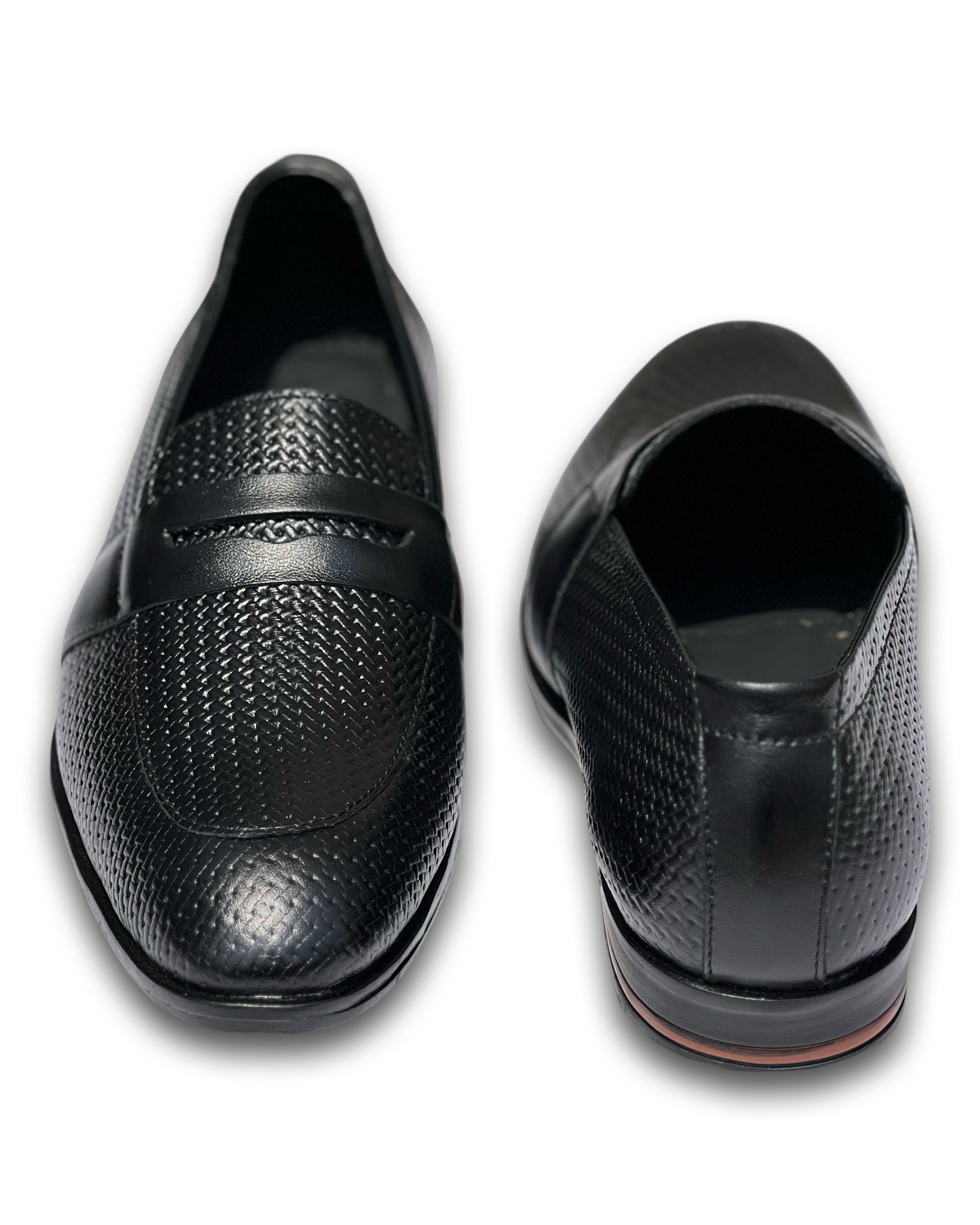 gravura || pha party loafer slip on full embossed leather shoes for men | genuine leather shoes