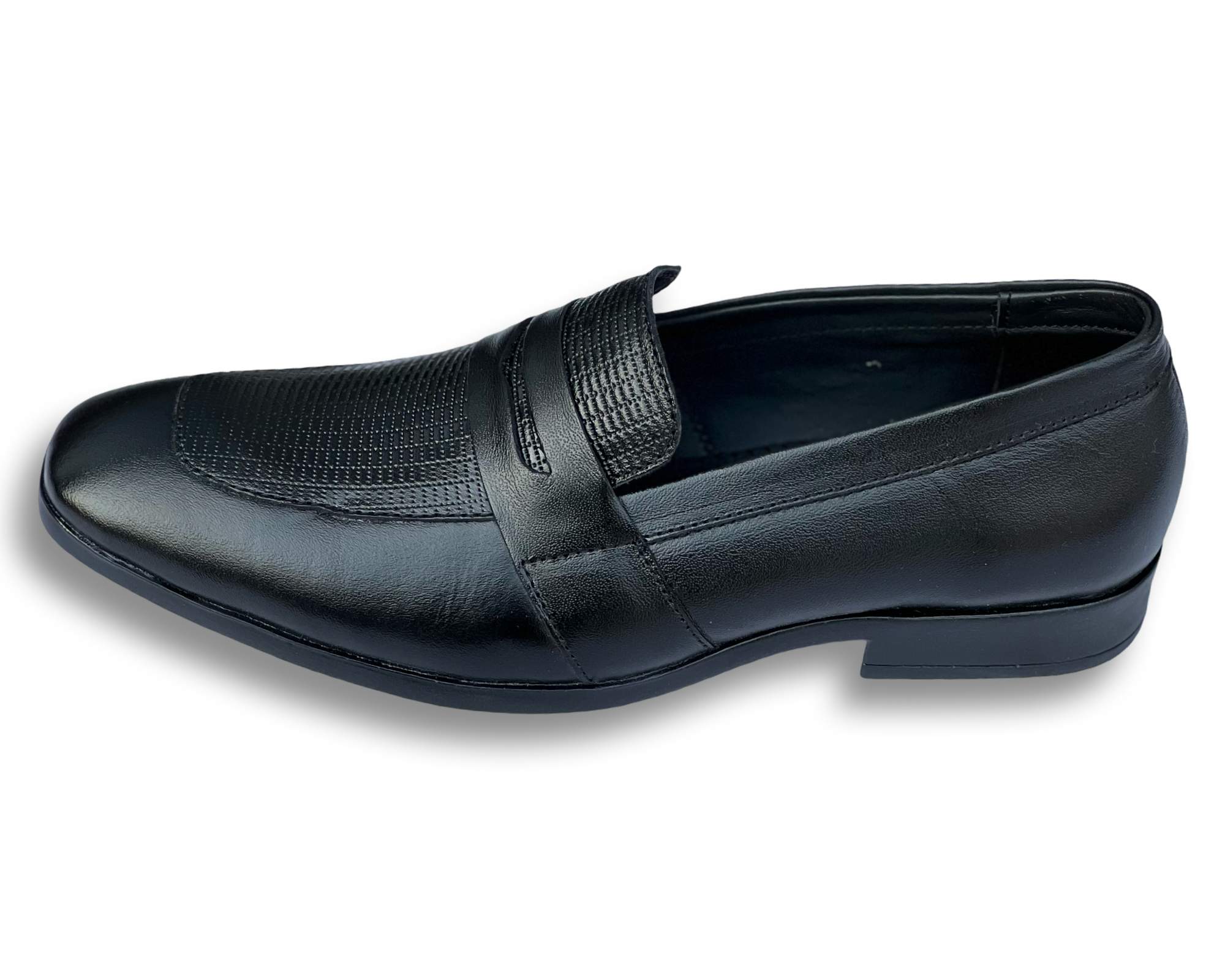 molvano || pha block heel penny shoes for men | embossed leather | flat loafer shoes | genuine leather shoes