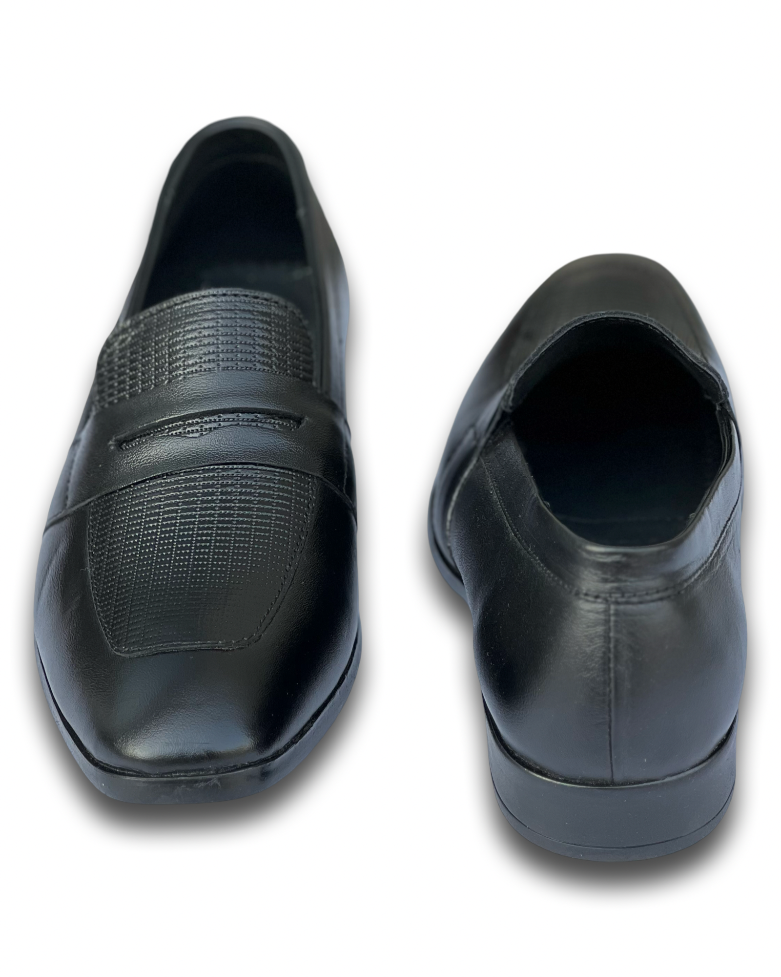 molvano || pha block heel penny shoes for men | embossed leather | flat loafer shoes | genuine leather shoes