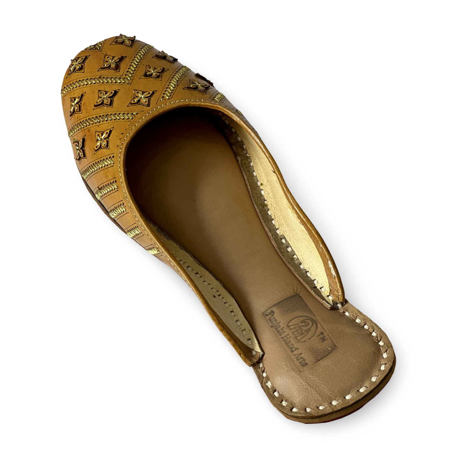 pha || women's traditional handcrafted leather mojari flats back open jutti | dailywear punjabi juttis