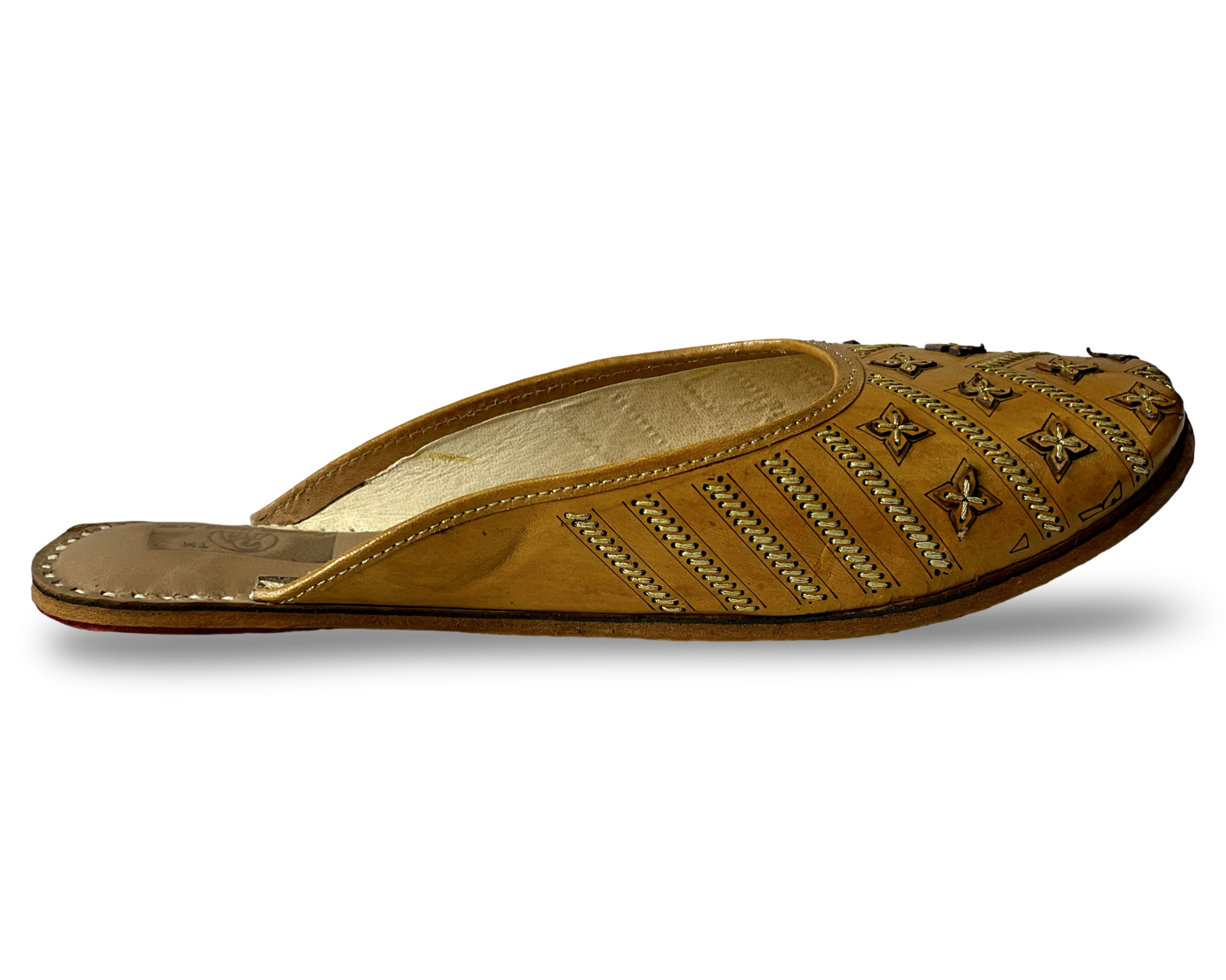 pha || women's traditional handcrafted leather mojari flats back open jutti | dailywear punjabi juttis